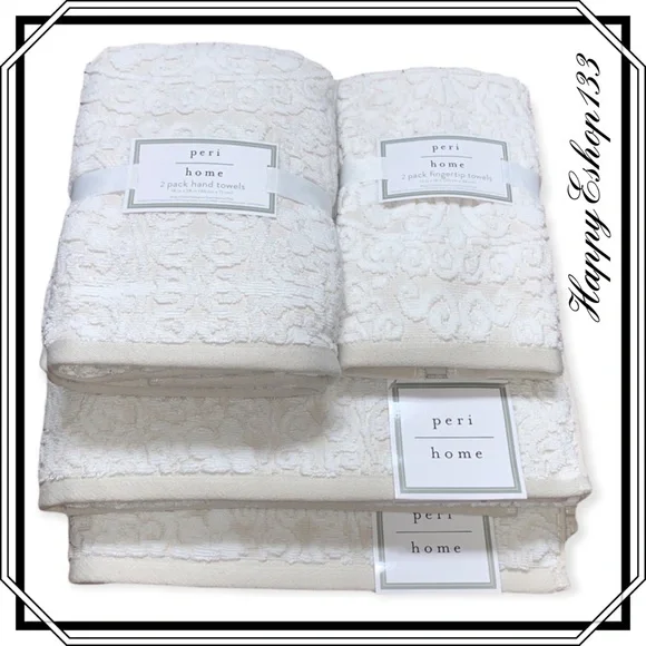 Towel Sets Peri Bath Towels Peri Home 2pk Hand Towel Set White